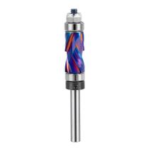Broca de roteador Flush Trim SPETool revestida com haste 1/4 de corte de 12 mm