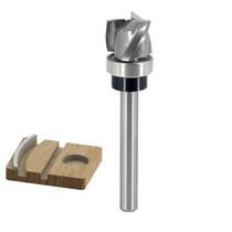 Broca de roteador Spiral Flush Trim SICWOOD, 1/4 de diâmetro Broca de roteador Spiral Flush Trim SICWOOD, 1/4 de diâmetro
