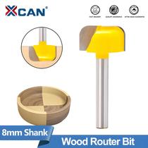 Broca de Roteador XCAN 8mm (1-1/8" x 5/8") - Para Carpintaria, Tigela, Bandeja e Escultura