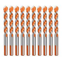 Broca De Torção Triangular Fura Tudo 6mm Kit 10 unidades