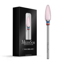 Broca de unhas de cerâmica Melody Susie Flame Fine Grit 2,35 mm