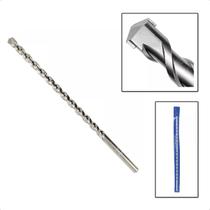 Broca de Widea 8mm Extra Longa Com 400mm Alvenaria