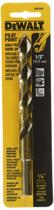 Broca DEWALT DW1932 Ponto piloto de óxido ferroso dourado de 1/2 polegada Broca DEWALT DW1932 Ponto piloto de óxido ferroso dourado de 1/2 polegada