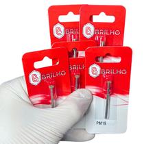 Broca Diamantada 019 Brilho - Kit com 5 Brocas