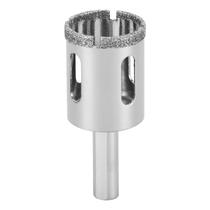 Broca diamantada para vidro 28mm haste triangular 1pc mtx