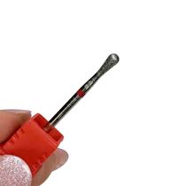 Broca Diamantada Pera Vermelha