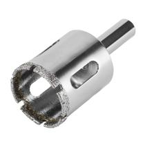 Broca Diamantada Vidro 30mm Haste Triangular Aço Grau 45 MTX Broca Diamantada Vidro 30mm Haste Triangular Aço Grau 45 MTX