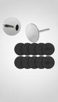 Broca Disco Lixa Unha 25mm + 10 Refis Grão 80 Broca Disco Lixa Unha 25mm + 10 Refis Grão 80