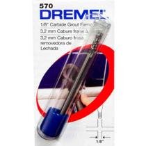 Broca Dremel 570 para Remoção de Rejunte 1/8 - Marca Dremel