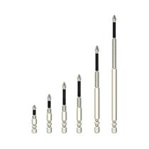 Broca Elétrica S2 De Cabeça Cruzada Antiderrapante Preta K5 Alta Dureza 5A Bit Magnético Forte Para