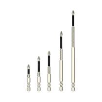 Broca Elétrica S2 De Cabeça Cruzada Antiderrapante Preta K5 Alta Dureza 5A Bit Magnético Forte Para