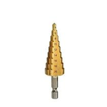 Broca Escalonada 4-20mm De Titânio Blue Diamond