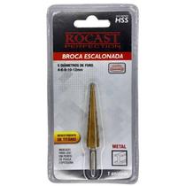 Broca Escalonada 4mm a 12mm Rocast