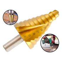 Broca Escalonada 4mm a 20mm 9 Etapas Fertak Cód. 12992idável Ferro Plástico Furadeira - Fertak Tools Broca Escalonada 4mm a 20mm 9 Etapas Fertak Cód. 12992idável Ferro Plástico Furadeira - Fertak Tools