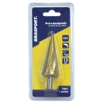 Broca Escalonada Brasfort 4mm a 32mm