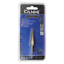 Broca Escalonada Cone De 4-12mm De Aço DANMI Broca Escalonada Cone De 4-12mm De Aço DANMI