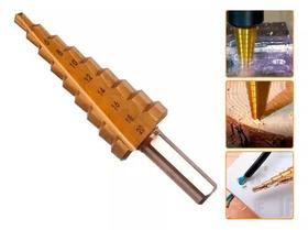Broca Escalonada Cone de Titânio 4-20mm Berg Broca Escalonada Cone de Titânio 4-20mm Berg