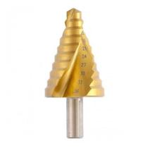 Broca Escalonada de 9 a 36mm 10 Medidas Hss Espiral Profissional Mtx