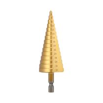 Broca Escalonada HSS Revestida De Titânio 4-32 Mm 4-20 Mm Cortador De Furos Em Metal E Madeira De