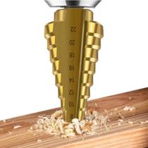 Broca Escalonada para Madeira e Metais Leves 4 a 22 mm