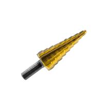 Broca Escalonada Para Metal Multi Diâmetro 4 Até 20mm Hss Titânio Disflex