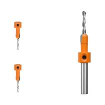 Broca Escareadora HSS De 8mm Com Haste Para Extrator De Parafusos, Ferramenta De Fresagem Para