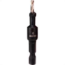 Broca Escariadora Brasfort Para Madeira 6Mm 7966