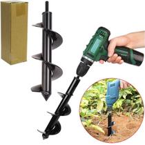 Broca espiral de aco para jardim saint plus 24x8cm na caixa - PEN TECH Broca espiral de aco para jardim saint plus 24x8cm na caixa - PEN TECH