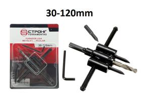 Broca Furador Ajustável Bailarina 30-120mm Madeira Gesso Plástico Serra Copo Broca Furador Ajustável Bailarina 30-120mm Madeira Gesso Plástico Serra Copo