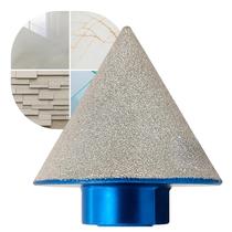 Broca Furar Diamantada 050mm Cônica Chanfro M14 Pratiarejo