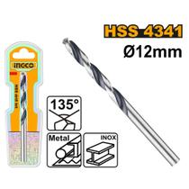Broca Helicoidal HSS-Co 12MM X 151MM INGCO Broca Helicoidal HSS-Co 12MM X 151MM INGCO