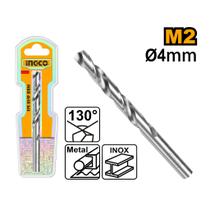 Broca Helicoidal HSS M2 4x75mm INGCO Broca Helicoidal HSS M2 4x75mm INGCO