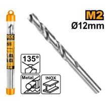 Broca Helicoidal Hss M2 Alto Desempenho 12 X 151mm INGCO Broca Helicoidal Hss M2 Alto Desempenho 12 X 151mm INGCO