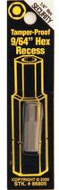Broca hexagonal de segurança Best Way Tools 86805 9/64" de 2,5 cm