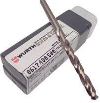 BROCA HSCO 4.5 mm 5% Cobalto HASTE PARALELA DIN 388 WURTH BROCA HSCO 4.5 mm 5% Cobalto HASTE PARALELA DIN 388 WURTH