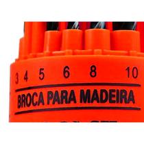 Broca (jg) 18pçs mad/aço/concreto rocast 530072