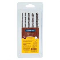 Broca Kit Tramontina Com 05 Pecas Aco Rapido 3 A 8Mm - 43408/511