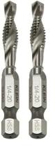 Broca macho 1/4-20 Klein Tools 32242, pacote com 2 Broca macho 1/4-20 Klein Tools 32242, pacote com 2