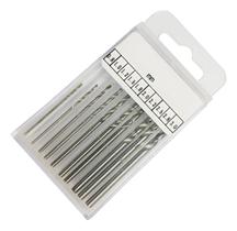 Broca Manual de Precisão com Conjunto de 10 Peças de 0,8 a 3,0 mm Broca Manual de Precisão com Conjunto de 10 Peças de 0,8 a 3,0 mm