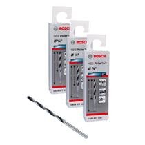 Broca Metal Aço Rápido HSS-Pointteq 1/8" (Kit C/ 30 Un.) Bosch