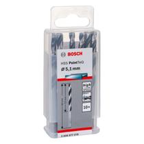 Broca Metal Bosch Aço Rápido Hss-Pointteq 5,1mm 10 Peças Broca Metal Bosch Aço Rápido Hss-Pointteq 5,1mm 10 Peças