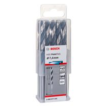 Broca Metal Bosch Aço Rápido Hss-Pointteq 7,4mm 10 Peças Broca Metal Bosch Aço Rápido Hss-Pointteq 7,4mm 10 Peças