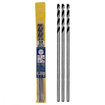Broca Mourao Aco Carbono Melfi 1/4''X 250 - Kit C/3 Pecas
