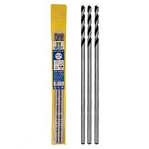 Broca Mourao Aco Carbono Melfi 5/16''X 280 - Kit C/3 Pecas