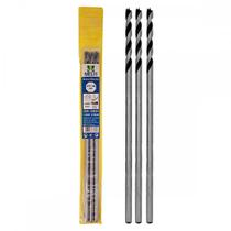 Broca Mourao Aco Carbono Melfi 5/16''X 280 - Kit C/3 Pecas