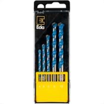 Broca Multiuso Eda 4,5,6,8,10Mm Com 5 Pecas Olg Broca Multiuso Eda 4,5,6,8,10Mm Com 5 Pecas Olg