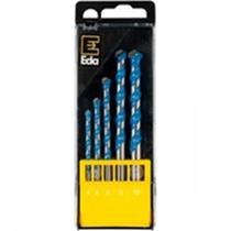 Broca Multiuso Eda 4,5,6,8,10Mm Com 5 Pecas Olg