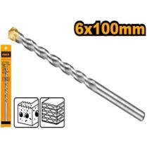 Broca Para Alvenaria Multimaterial Ingco 6 X 100mm DBM111061