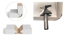 Broca Para Dobrar Mdf Até 18mm 45o Haste 12mm