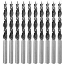 Broca Para Madeira Em Aço Carbono 3 Pontas 6X90MM Pcte C/ 10 Tradestar Broca Para Madeira Em Aço Carbono 3 Pontas 6X90MM Pcte C/ 10 Tradestar